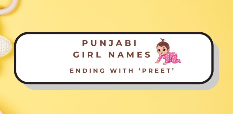 Punjabi Girl Names Ending With Preet