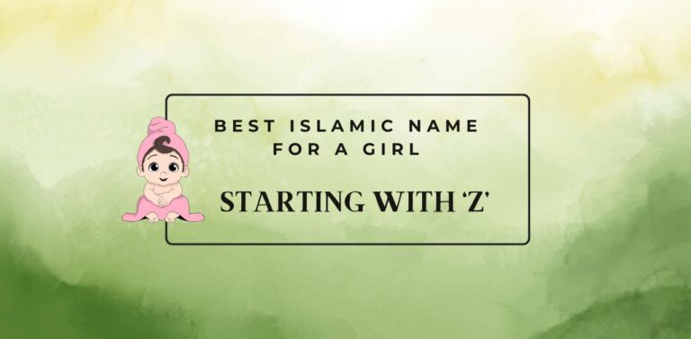 The Best Islamic Name For A Girl Z?